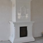 piec kaflowy z wkładem