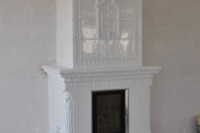 piec kaflowy z wkładem